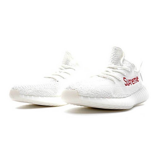 Adidas Yeezy Boost 350 Supreme (Белые с красным)