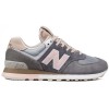 New Balance 574 (Серые с розовым) Новые