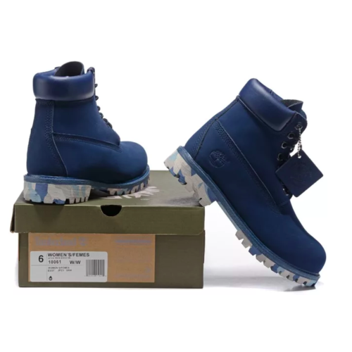 Timberland (Синие камуфляж без меха)