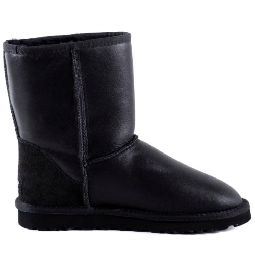 Ugg Australia короткие (Металлик черные)