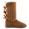 Ugg Australia с бантиками высокие (Светло-коричневые)