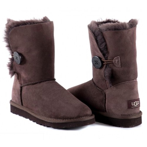 Ugg Australia с пуговицей (Шоколадный)