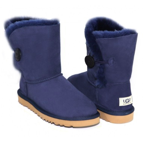 Ugg Australia с пуговицей (Синие)