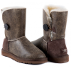 Ugg Australia с пуговицей (Металлик коричневый)