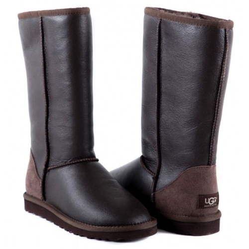Ugg Australia Высокие (Металлик коричневый)