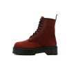 Dr. Martens Jodan с мехом (красные замшевые)