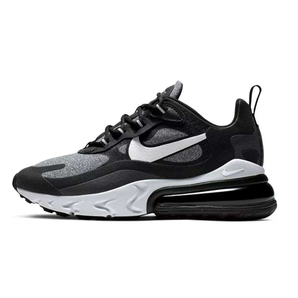 Black and grey hot sale nike 270 react
