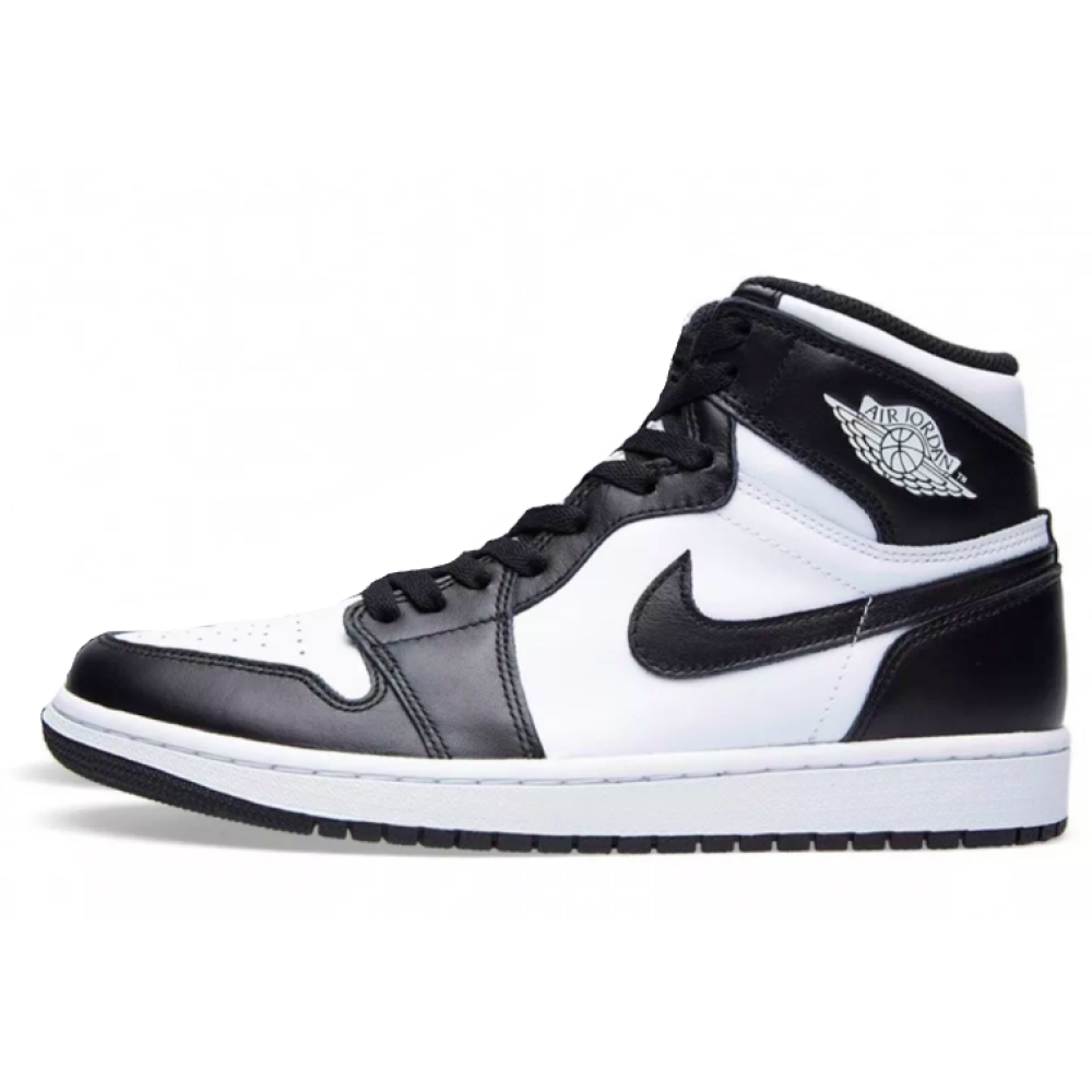 Nike air black and white hot sale high tops