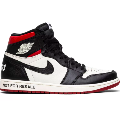 Nike Air Jordan Retro 1 High Black White Not For Resale (Черные с белым)