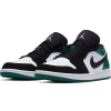 Nike Air Jordan Retro 1 Low Black White Og (Зеленые с черным)