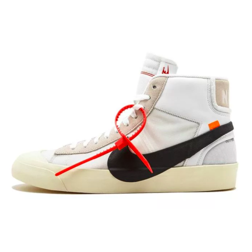 Nike Air Jordan Retro 1 High Og x Off-White Blazer (Белые)
