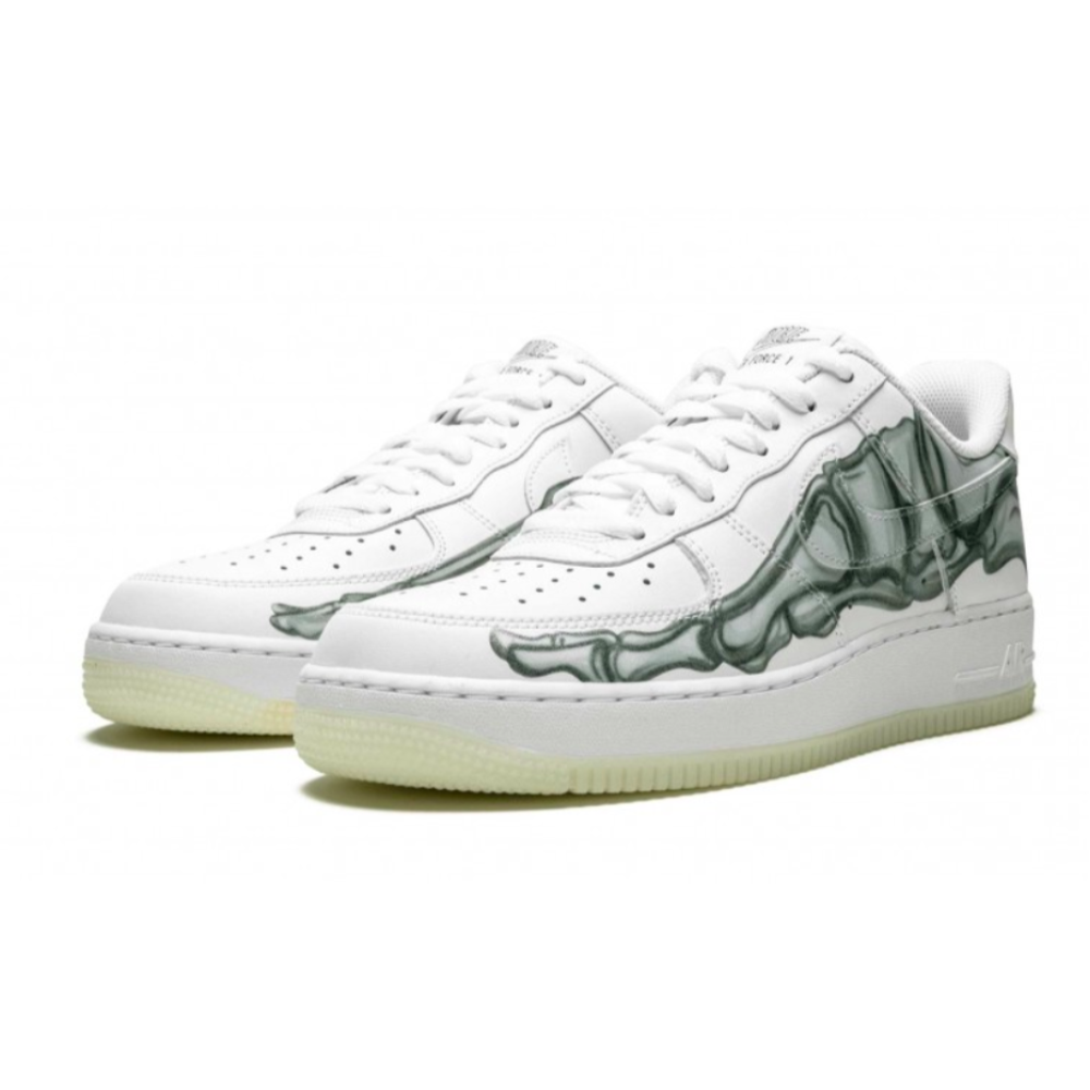 Nike Air Force Skeleton White street look.ru