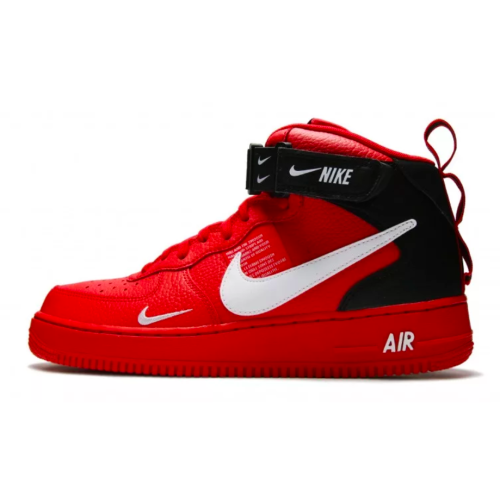 Nike Air Force Air 1 Mid 07 Lv8 High Red (Красные)