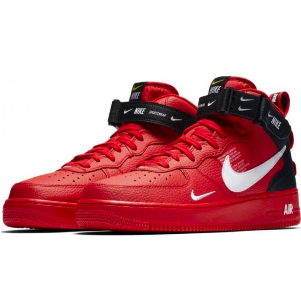 Nike air force mid lv8 red store