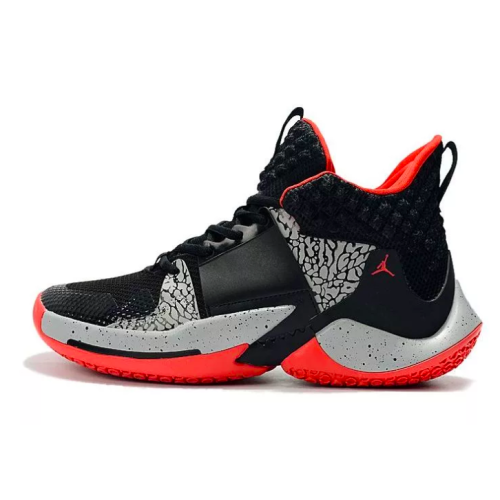 Nike Air Jordan Why Not Zero 0.2 (Черные с красным)