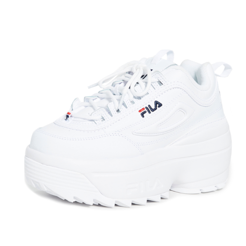 Fila Disruptor 2 на высокой подошве (Белые)	