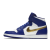 Nike Air Jordan Retro 1 High Og Blue (синие с золотым)