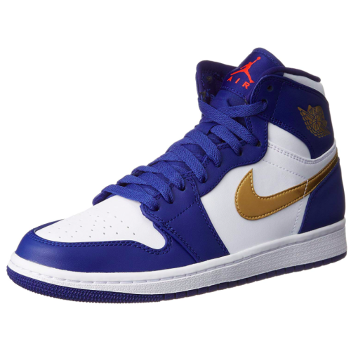 Nike Air Jordan Retro 1 High Og Blue (синие с золотым)