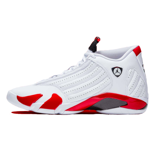 Nike Air Jordan Retro 14 White (Белые с красным)