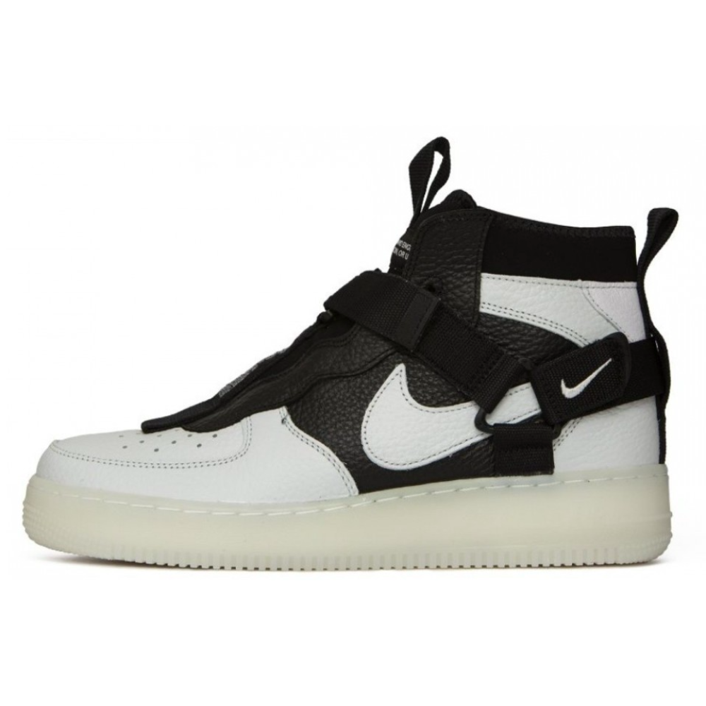 Nike Air Force 1 Mid Utility White street look.ru