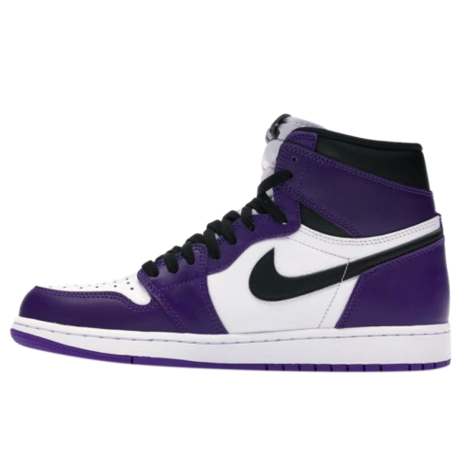 Nike Air Jordan Retro 1 Mid Court Purple (Фиолетовые с белым)