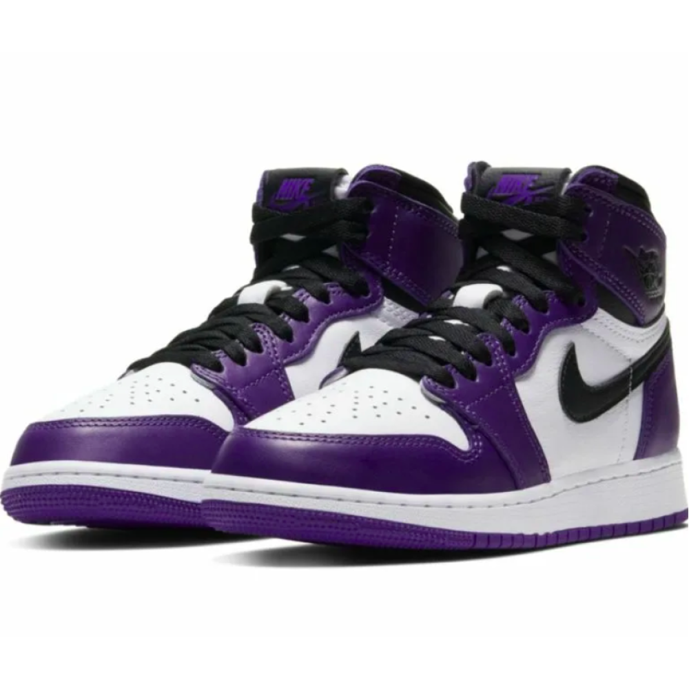 Air jordan 1 mid violette hot sale