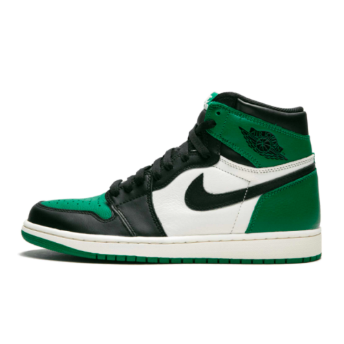 Nike Air Jordan Retro 1 High (Зеленые с белым)