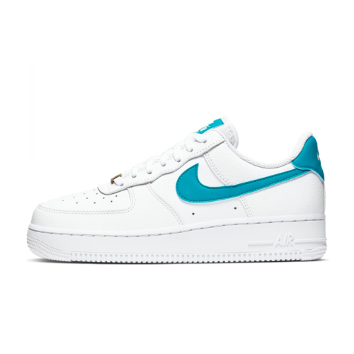 Nike Air Force 1 07 Low Turquoise white (белые с голубым)