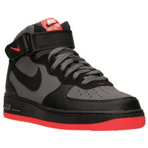 Nike Air Force 1 07 Mid Высокие кожаные (Серые)