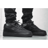 Nike Air Force 1 07 Low Stussy X Black (Черные замша)