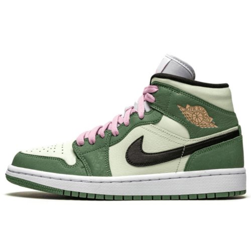 Nike Air Jordan Retro 1 High Dutch Green (Зеленые с белым)