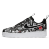 Nike Air Force 1 Low Worldwide black (Черные с белым)