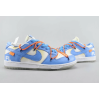 Nike SB Dunk Low Off White (синие с белым)