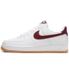 Nike Air Force 1 React White\Burgundy (Белые)