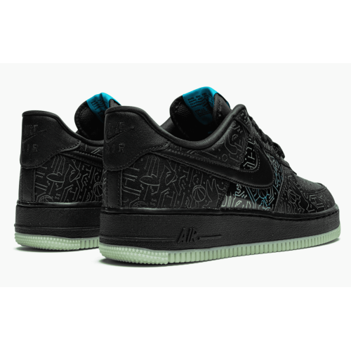 Nike Air Force 1 07 x Space Jam (Черные)