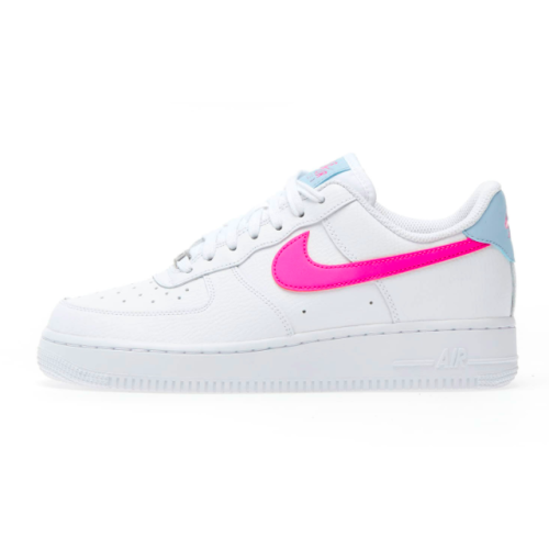 Nike Air Force 1 07 Low (Белые с розовым)