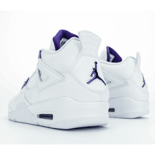 Nike Air Jordan 4 Court Purple Metallic (Белые)