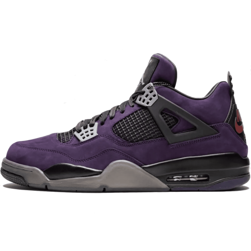 Nike Air Jordan 4 Retro Travis Scott Purple Suede X (Фиолетовые)