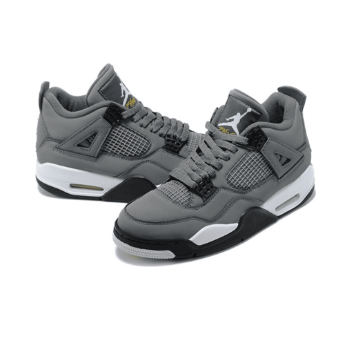 Nike Air Jordan 4 Retro Grey (Серые с белым)