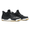 Nike Air Jordan 4 Retro Laser Black Gum (Черные)
