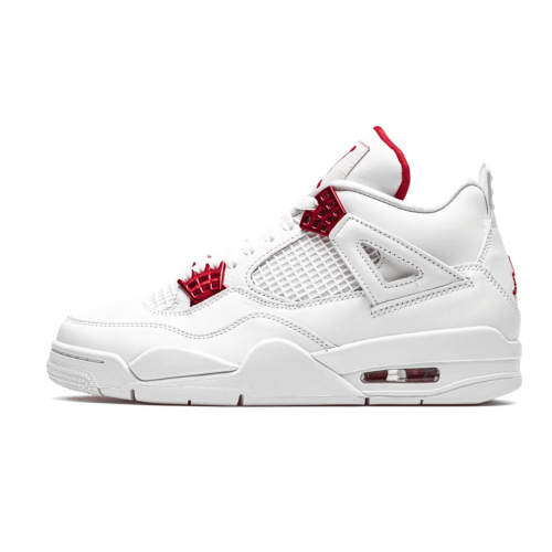 Nike Air Jordan 4 Retro Metallic Red (Белые)