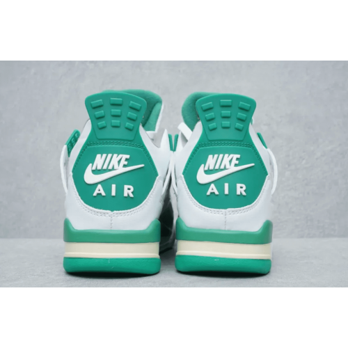 Nike Air Jordan 4 Retro Green White (Белые)