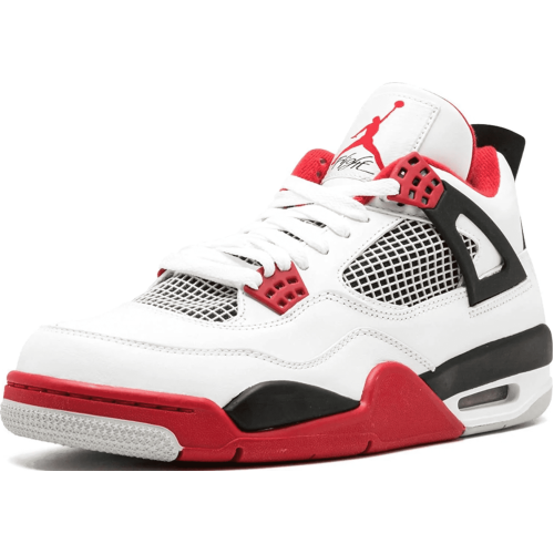 Nike Air Jordan 4 Retro Fire Red (Белые)
