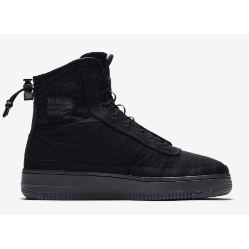 Nike Air Force 1 High Shell Black (Черные)
