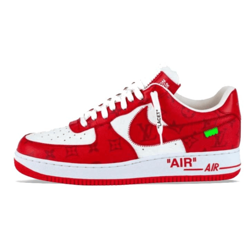 Nike Air Force 1 '07 Low Louis Vuitton Red White